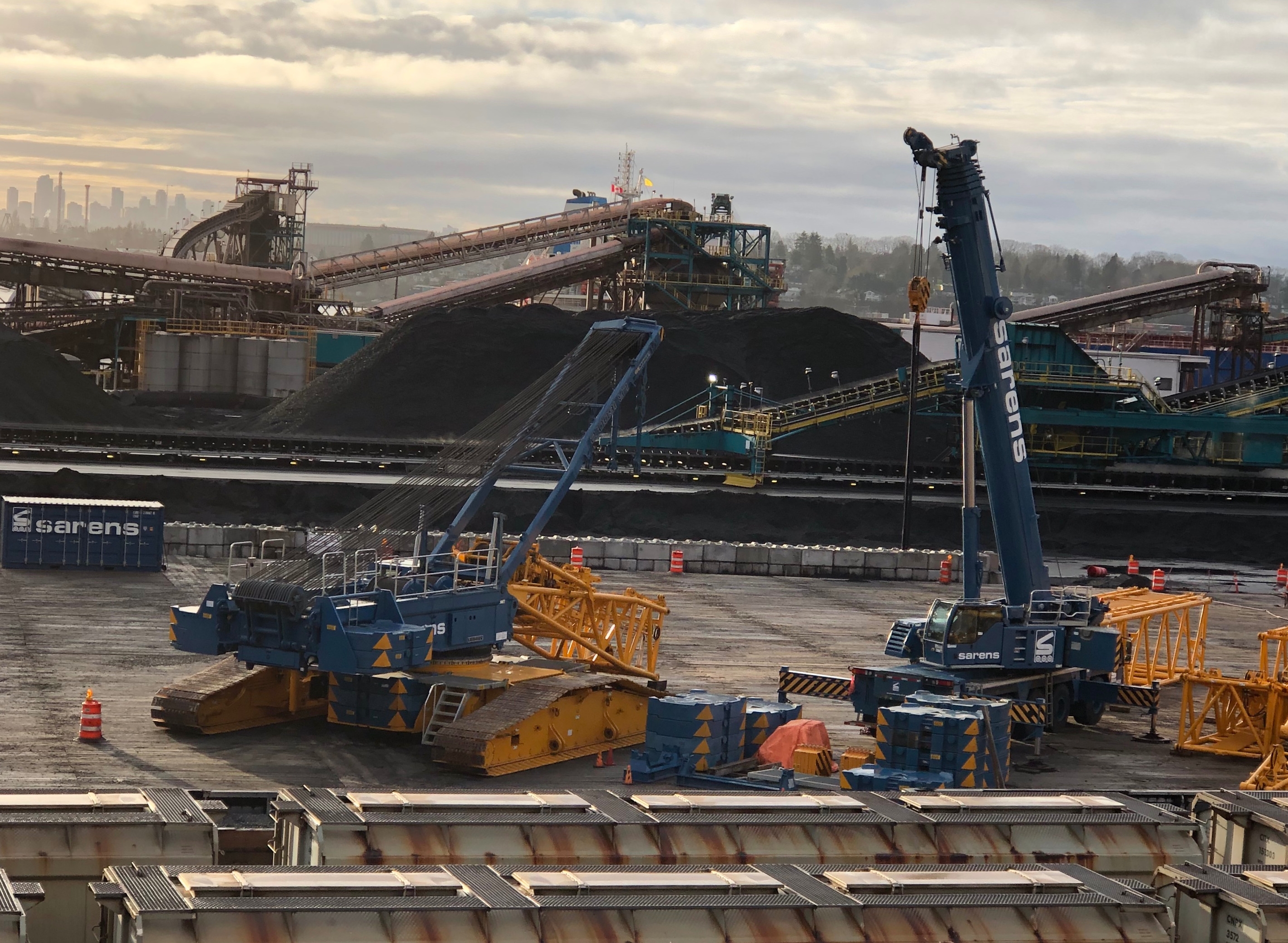 Crane Mat Pad at Vancouver Terminal Part 2 | Industrial Timber Products ...