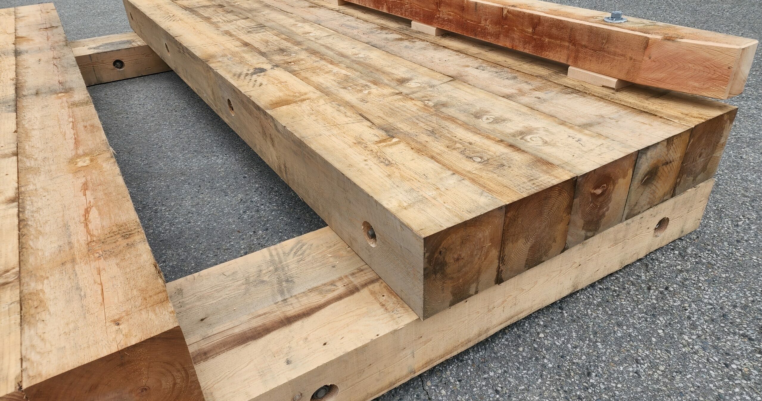 Air Bridge for Utilities and Gas Lines Industrial Timber Products by